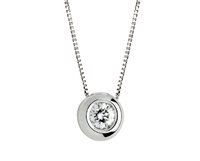 Necklace Namuri Woman in White Gold Diamante CB1513-01